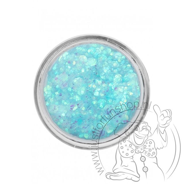 PXP pressed chunky glitter cream ice blue chameleon