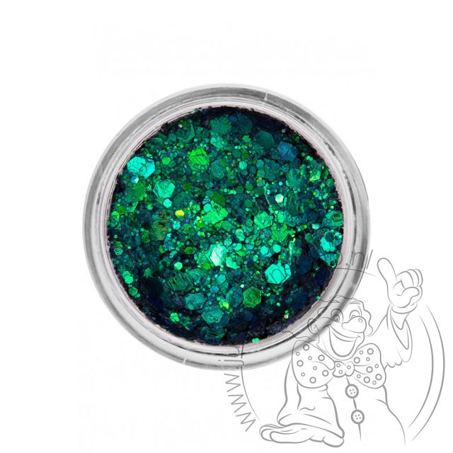 PXP pressed chunky glitter cream mermaid