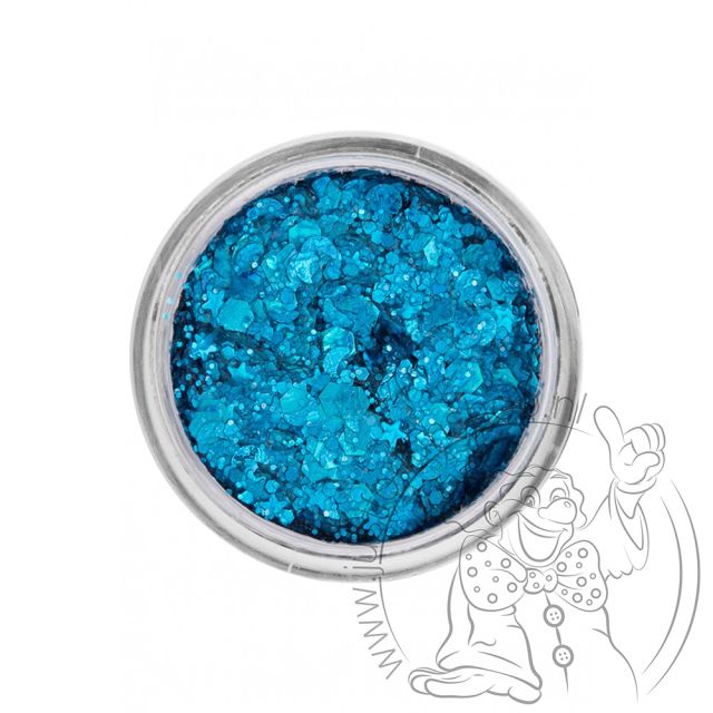 PXP pressed chunky glitter cream mystic blue
