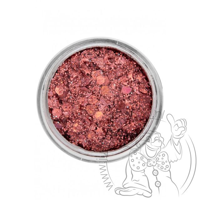 PXP pressed chunky glitter cream pink champagne