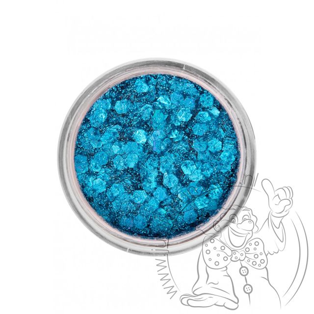 PXP pressed chunky glitter cream blue skies