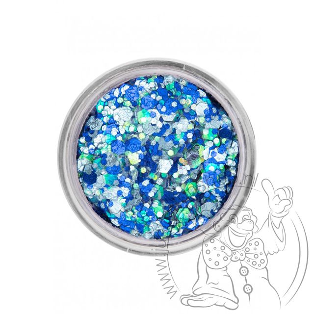 PXP pressed chunky glitter cream water rippels