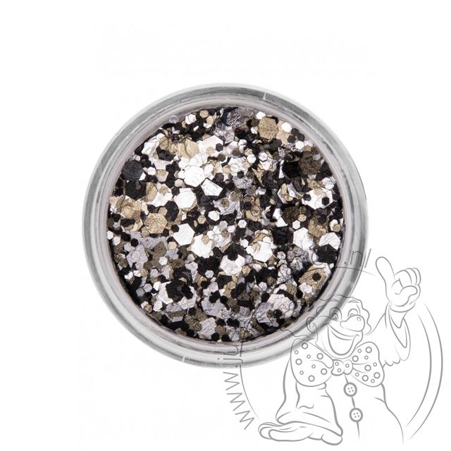 PXP pressed chunky glitter cream shiny gothic