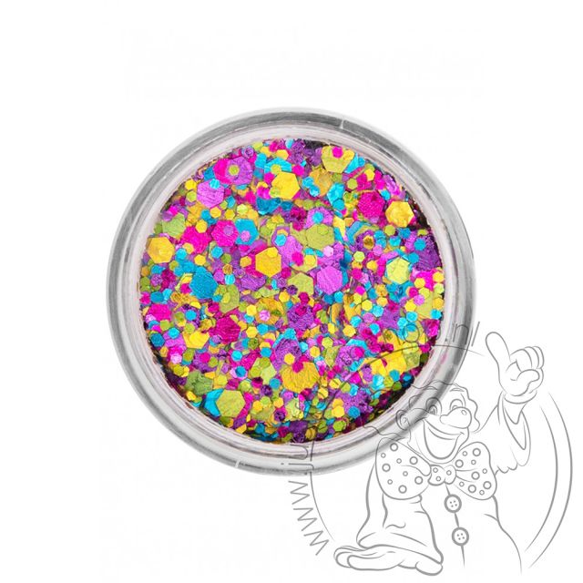 PXP pressed chunky glitter cream spring break