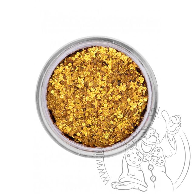 PXP pressed chunky glitter cream gold bar