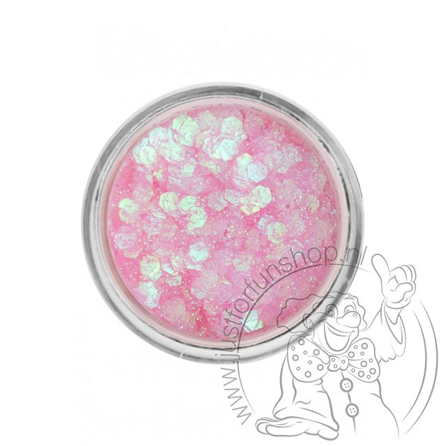 PXP pressed chunky glitter cream pink ice cream chameleon