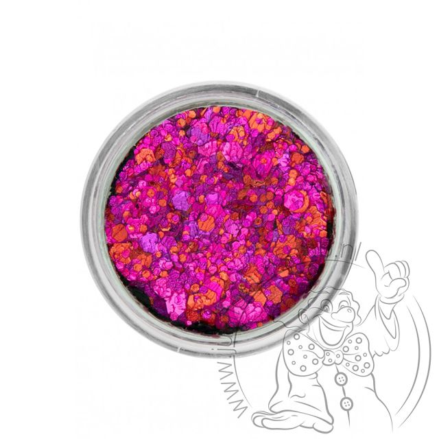 PXP pressed chunky glitter cream pink lady