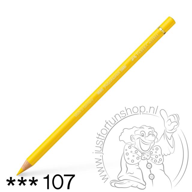Faber-Castell Polychromos Artist kleurpotlood 107 Cadmium yellow