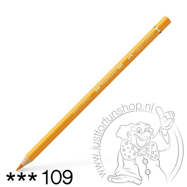 Faber-Castell Polychromos Artist kleurpotlood 109 Dark chrome yellow