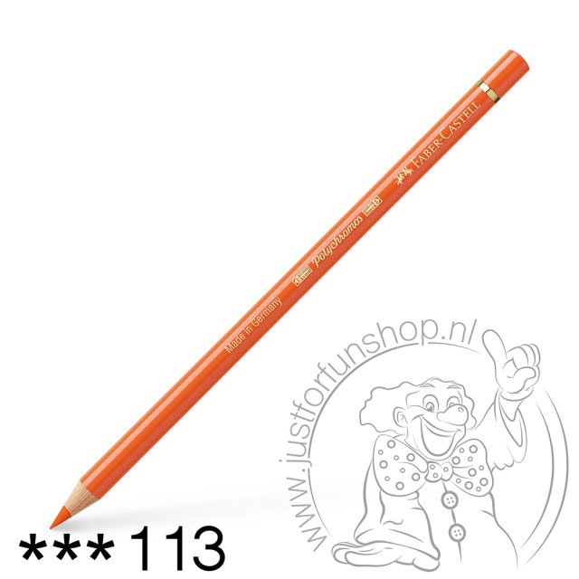 Faber-Castell Polychromos Artist kleurpotlood 113 Orange glaze