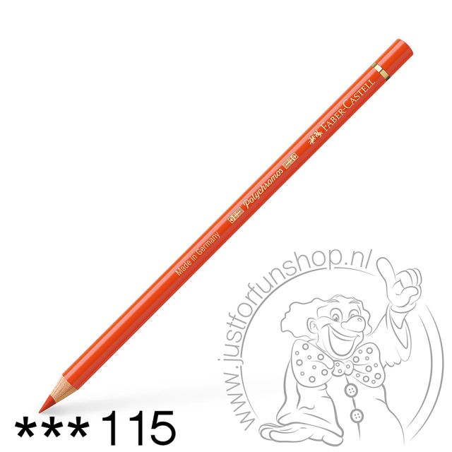 Faber-Castell Polychromos Artist kleurpotlood 115 Dark cadmium orange
