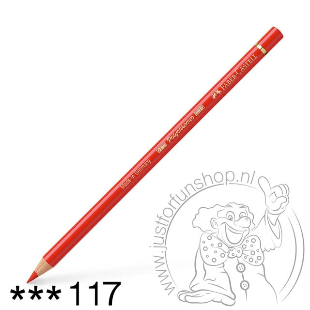 Faber-Castell Polychromos Artist kleurpotlood 117 Light cadmium red