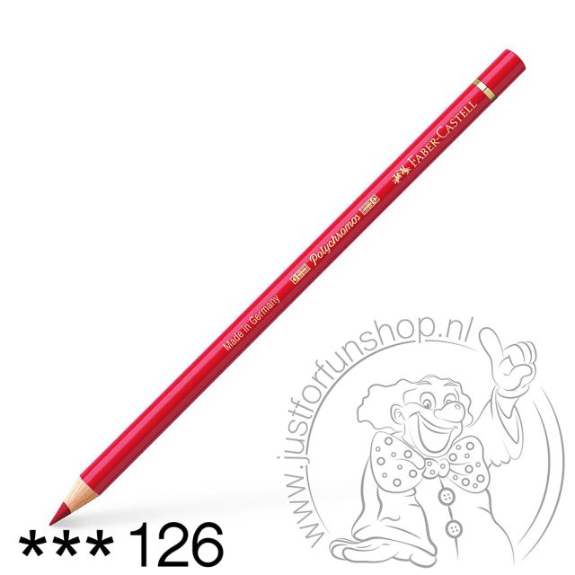 Faber-Castell Polychromos Artist kleurpotlood 126 Permanent carmine