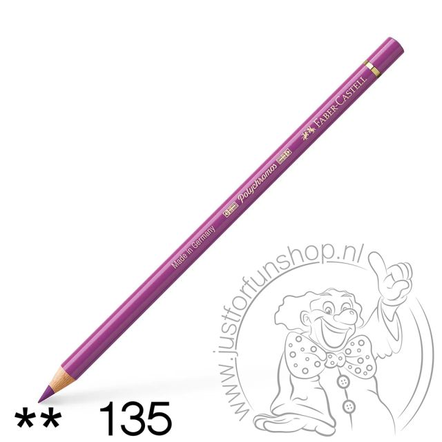 Faber-Castell Polychromos Artist kleurpotlood 135 Light red violet