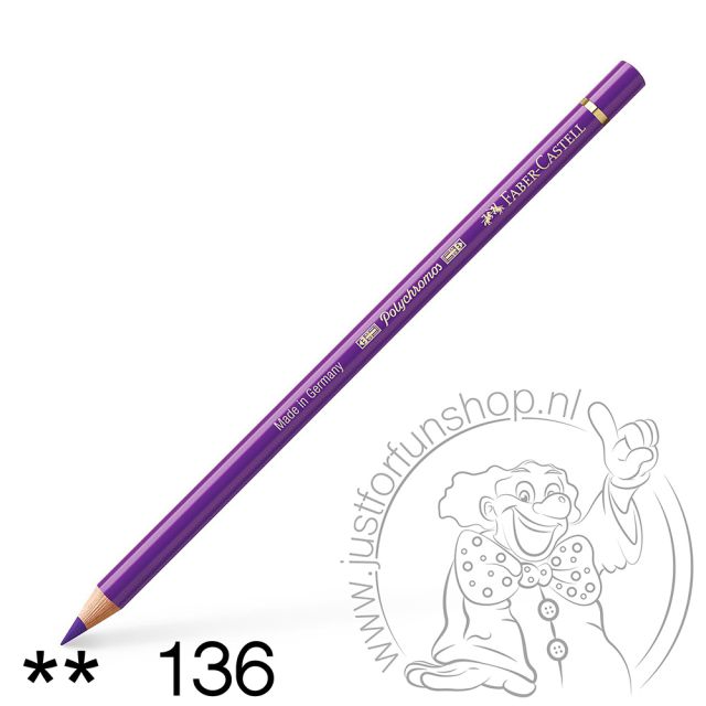 Faber-Castell Polychromos Artist kleurpotlood 136 Purple violet
