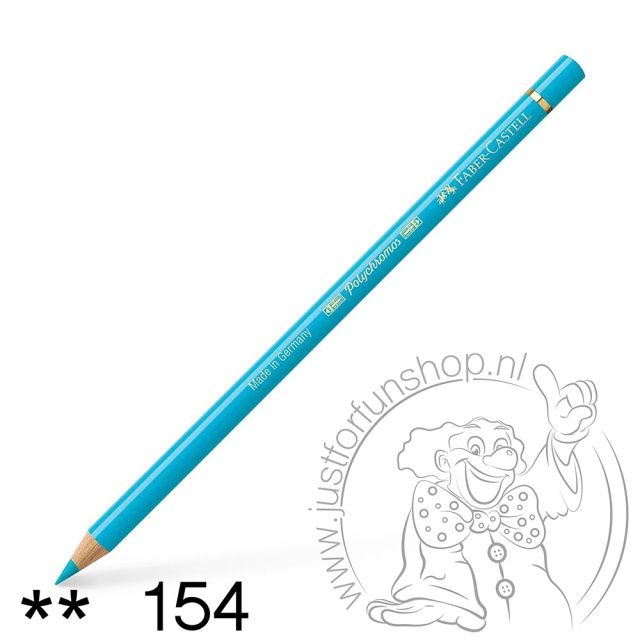 Faber-Castell Polychromos Artist kleurpotlood 154 Light cobalt turquoise