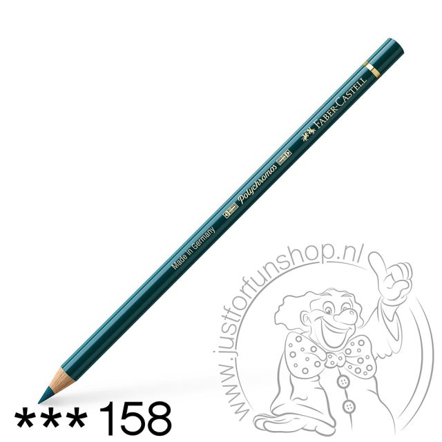 Faber-Castell Polychromos Artist kleurpotlood 158 Deep cobalt green