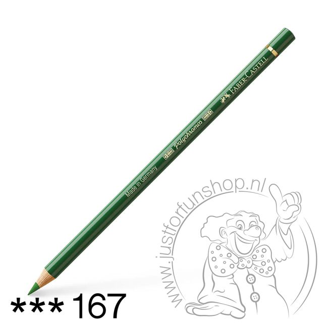 Faber-Castell Polychromos Artist kleurpotlood 167 Permanent green olive