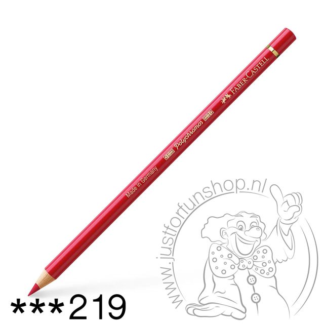 Faber-Castell Polychromos Artist kleurpotlood 219 Deep scarlet red