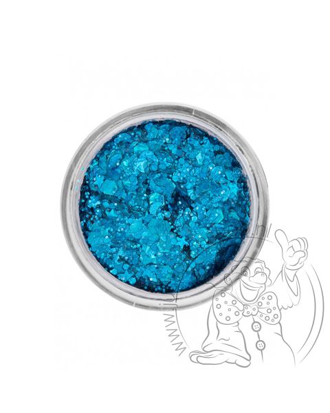 PXP pressed chunky glitter cream mystic blue