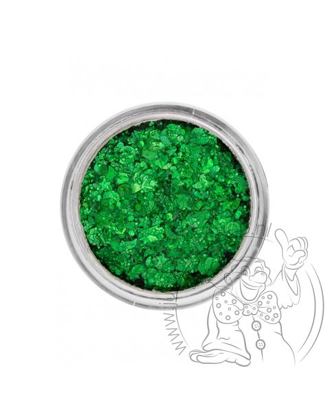PXP pressed chunky glitter cream enchanted green