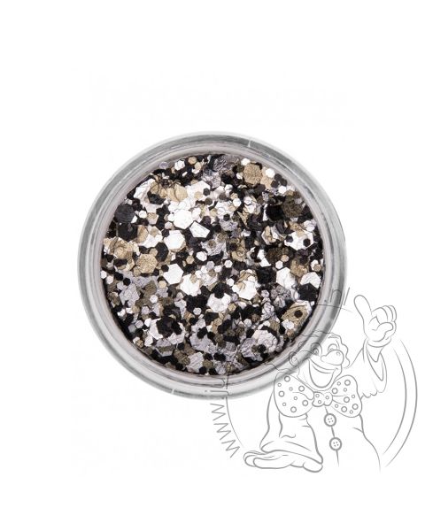 PXP pressed chunky glitter cream shiny gothic