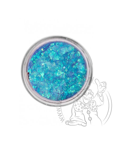 PXP pressed chunky glitter cream blue lagune