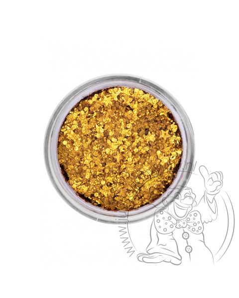 PXP pressed chunky glitter cream gold bar