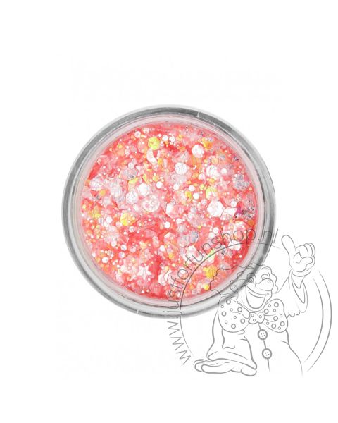 PXP pressed chunky glitter cream neon orange candy