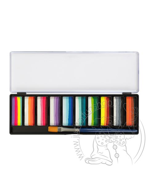 PXP Hobby Watercolor by Lyudmyla Kotova splitcake palette Basic Lines 10 x 10 gram