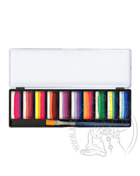 PXP Hobby Watercolor by Lyudmyla Kotova splitcake palette Butterfly Lines 10 x 10 gram